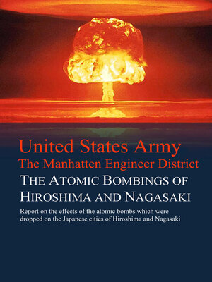 cover image of The Atomic Bombings of Hiroshima and Nagasaki